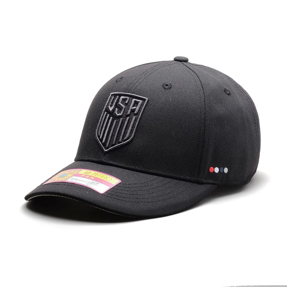 Fan Ink Collection USA Dusk Adjustable Hat Black -