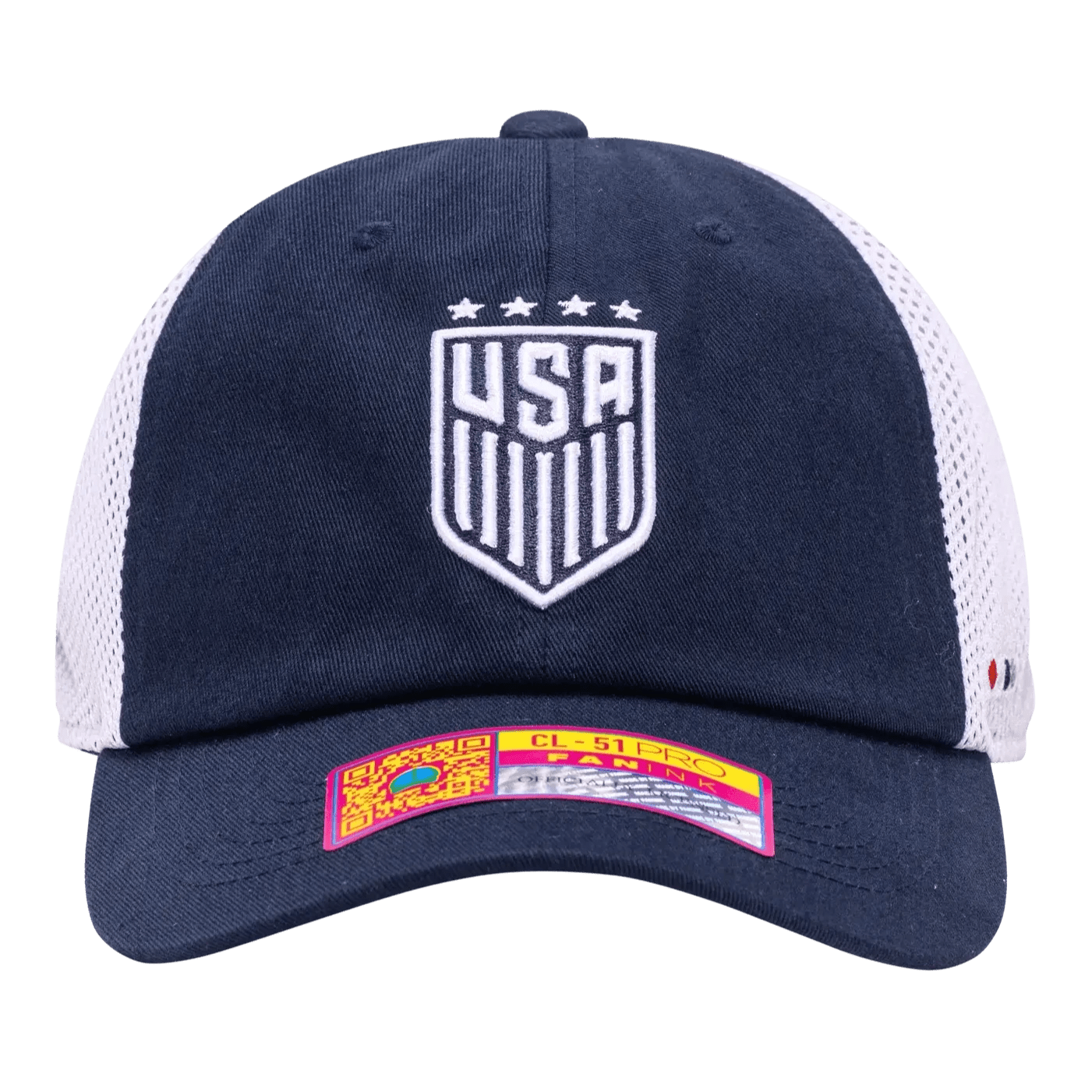 Fan Ink Collection USWNT Aerial Adjustable Hat Navy/White -