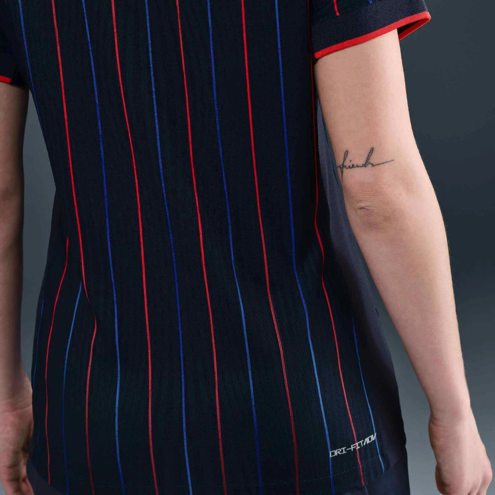 2025 USA Women's 4-Star Authentic Away Soccer Jersey Obsidian/Challenge Red/Challenge Red - Nike