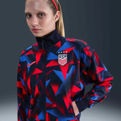 2025 USA Women's Academy Pro Anthem Jacket Obsidian/Challenge Red - Nike