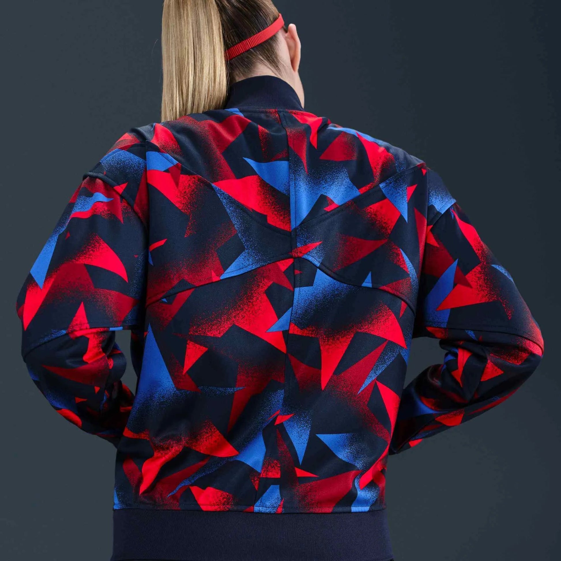 2025 USA Women's Academy Pro Anthem Jacket Obsidian/Challenge Red - Nike