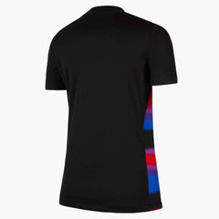 2025 England Women's Stadium Away Soccer Jersey Black/Light Photo Blue - Nike