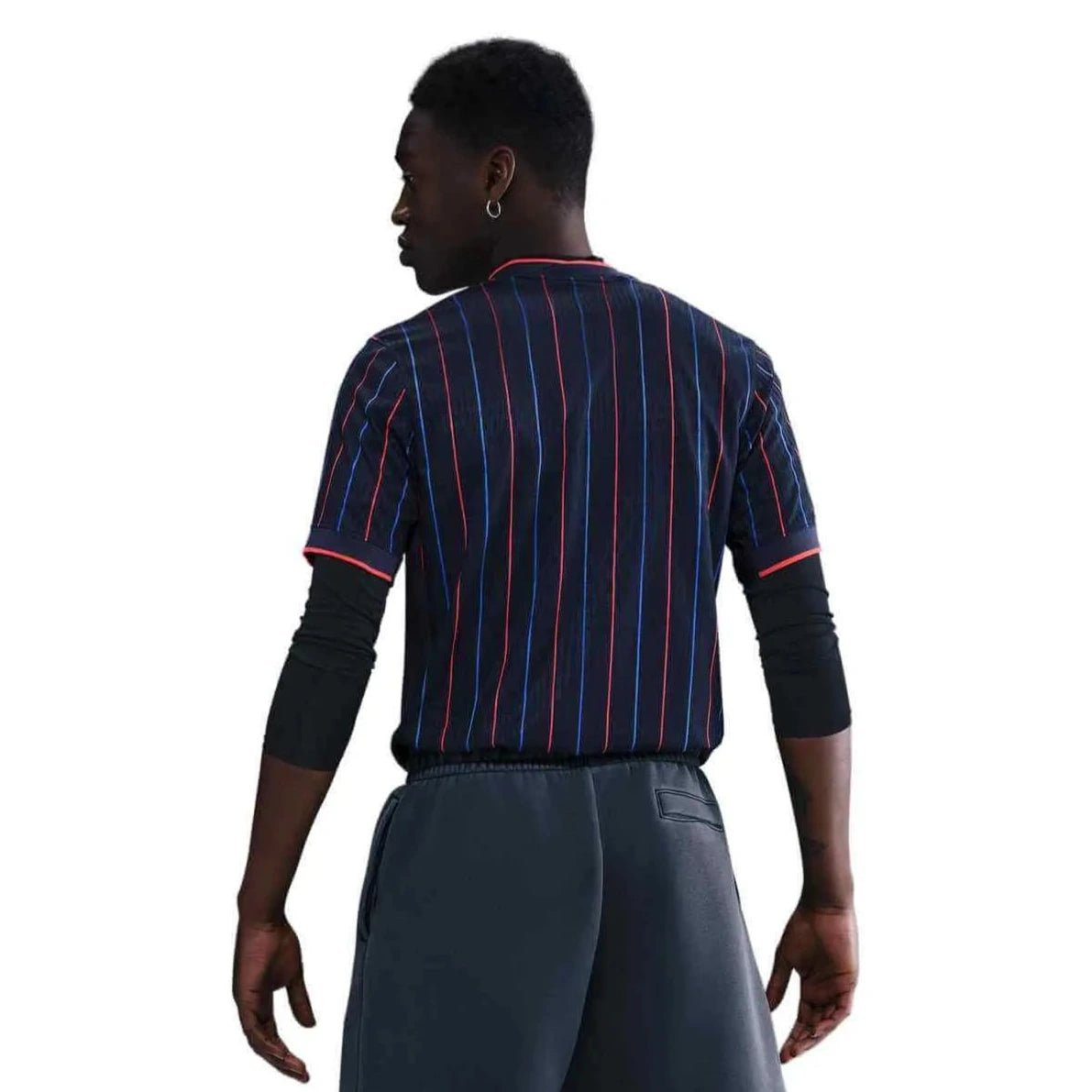 2025 USA Men's Authentic Away Soccer Jersey Obsidian/Challenge Red - Nike