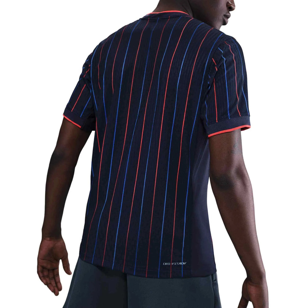 2025 USA Men's Authentic Away Soccer Jersey Obsidian/Challenge Red - Nike