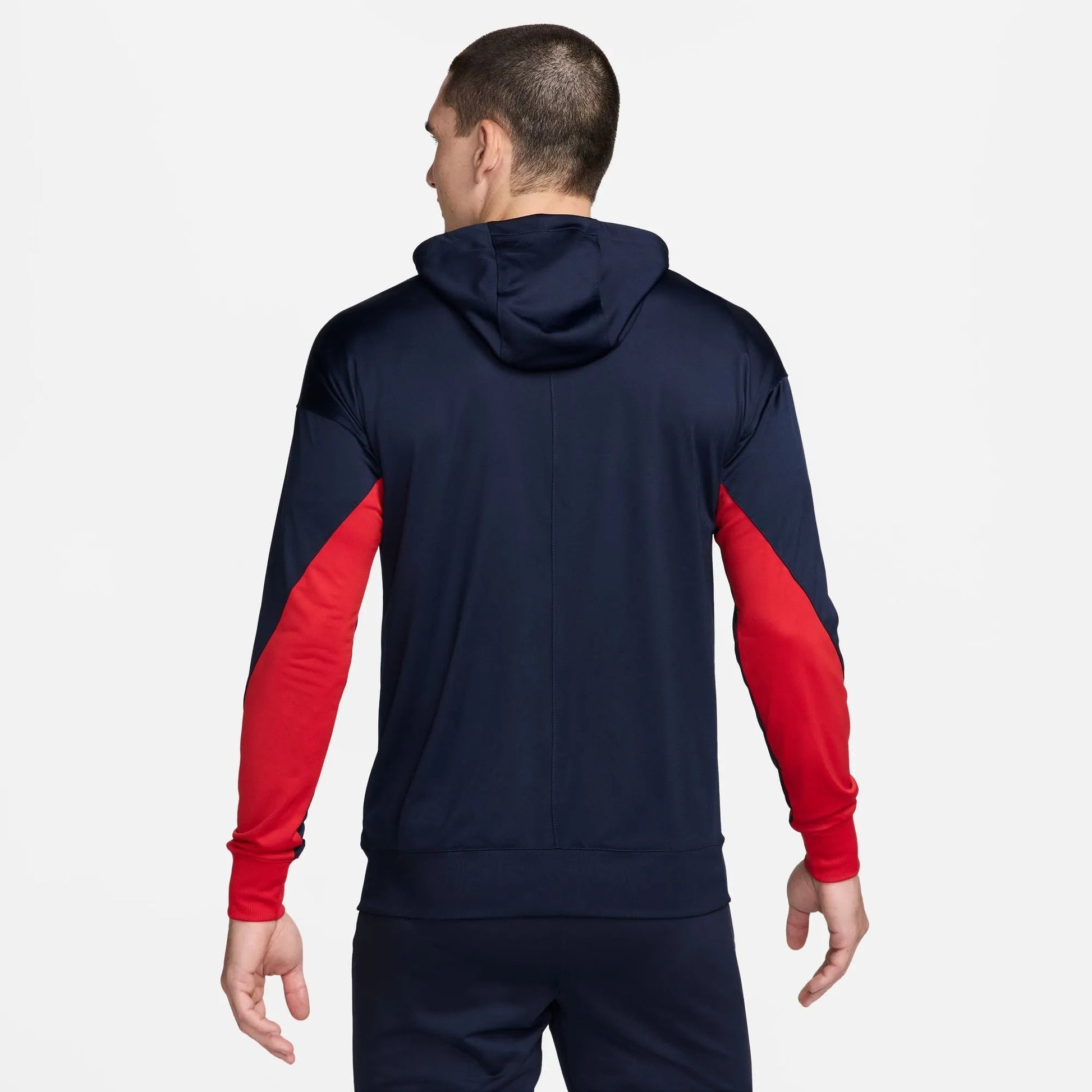 2024-25 USA Men's Strike Hoodie Track Jacket Obsidian/Sport Red/White - Nike