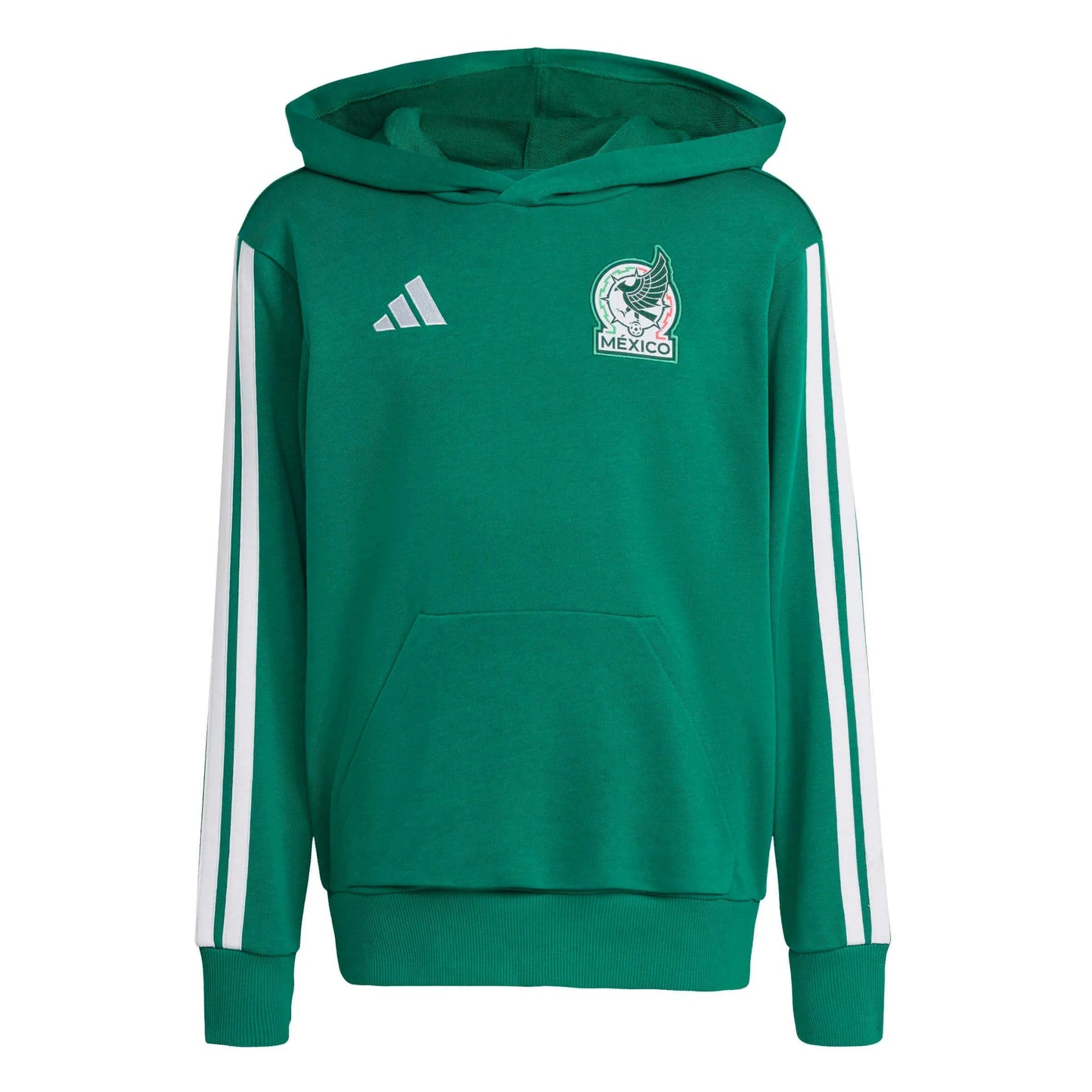 2026 Mexico Youth Hoodie Bold Green - Adidas