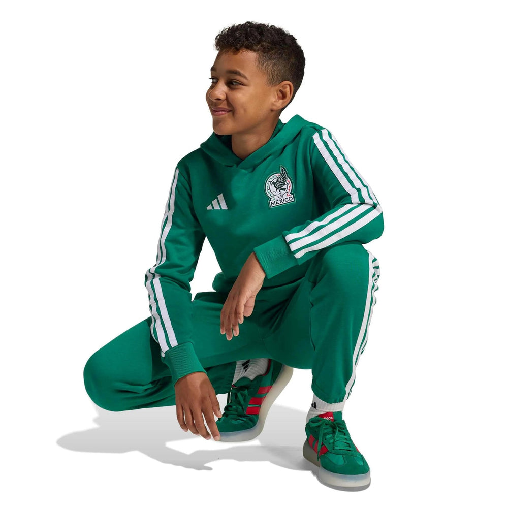 2026 Mexico Youth Hoodie Bold Green - Adidas
