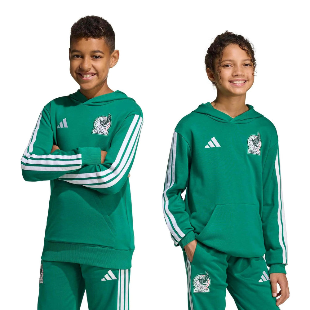 2026 Mexico Youth Hoodie Bold Green - Adidas