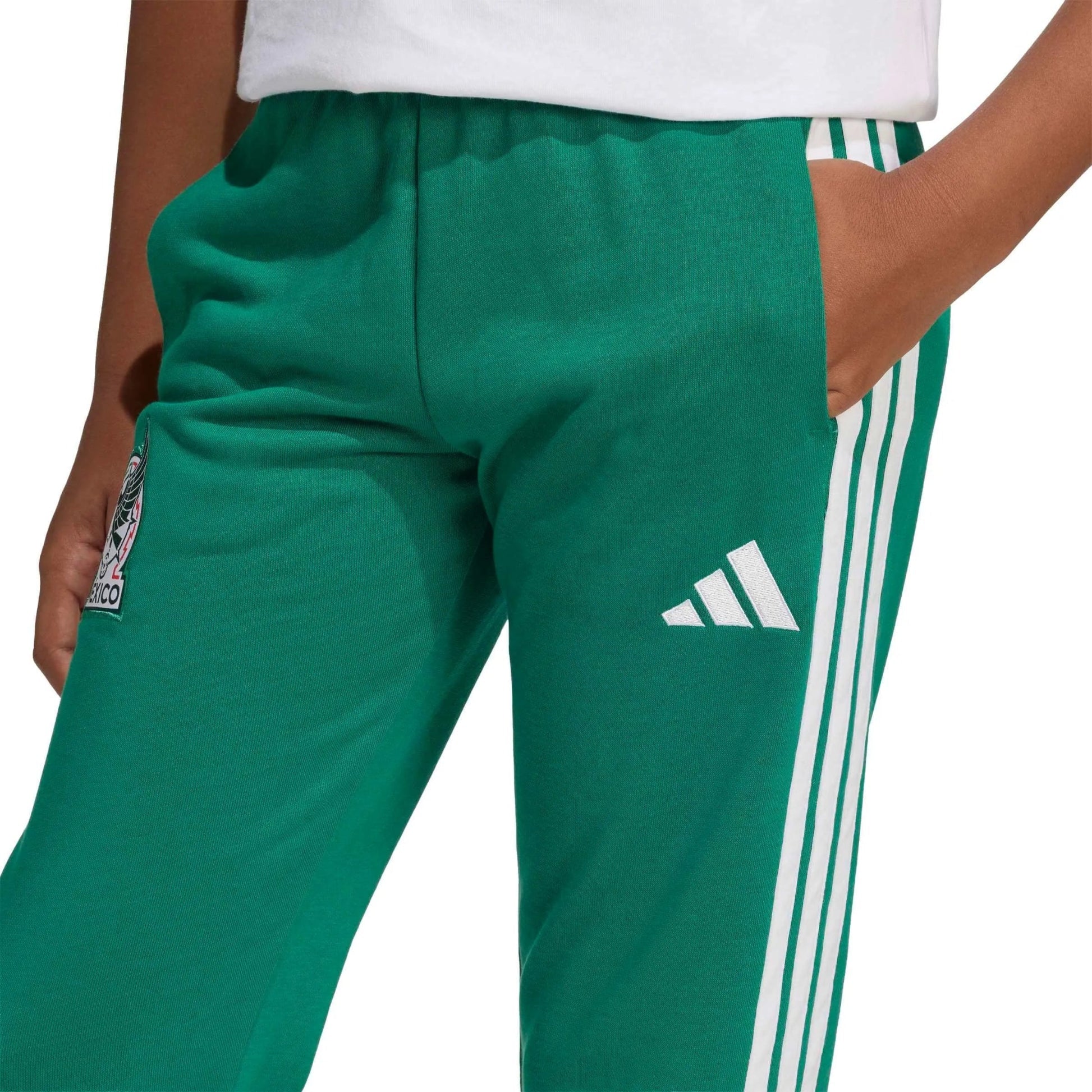 2026 Mexico Youth Pants Bold Green - Adidas