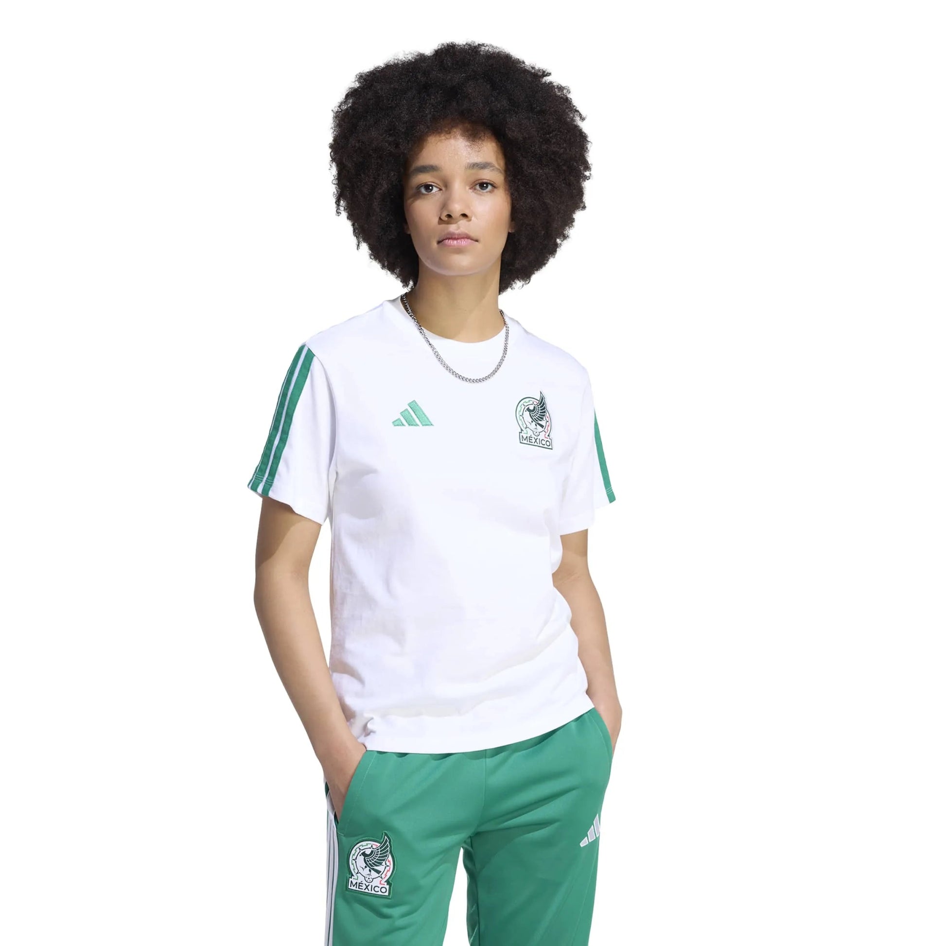 2026 Mexico Women's Tee White - Adidas