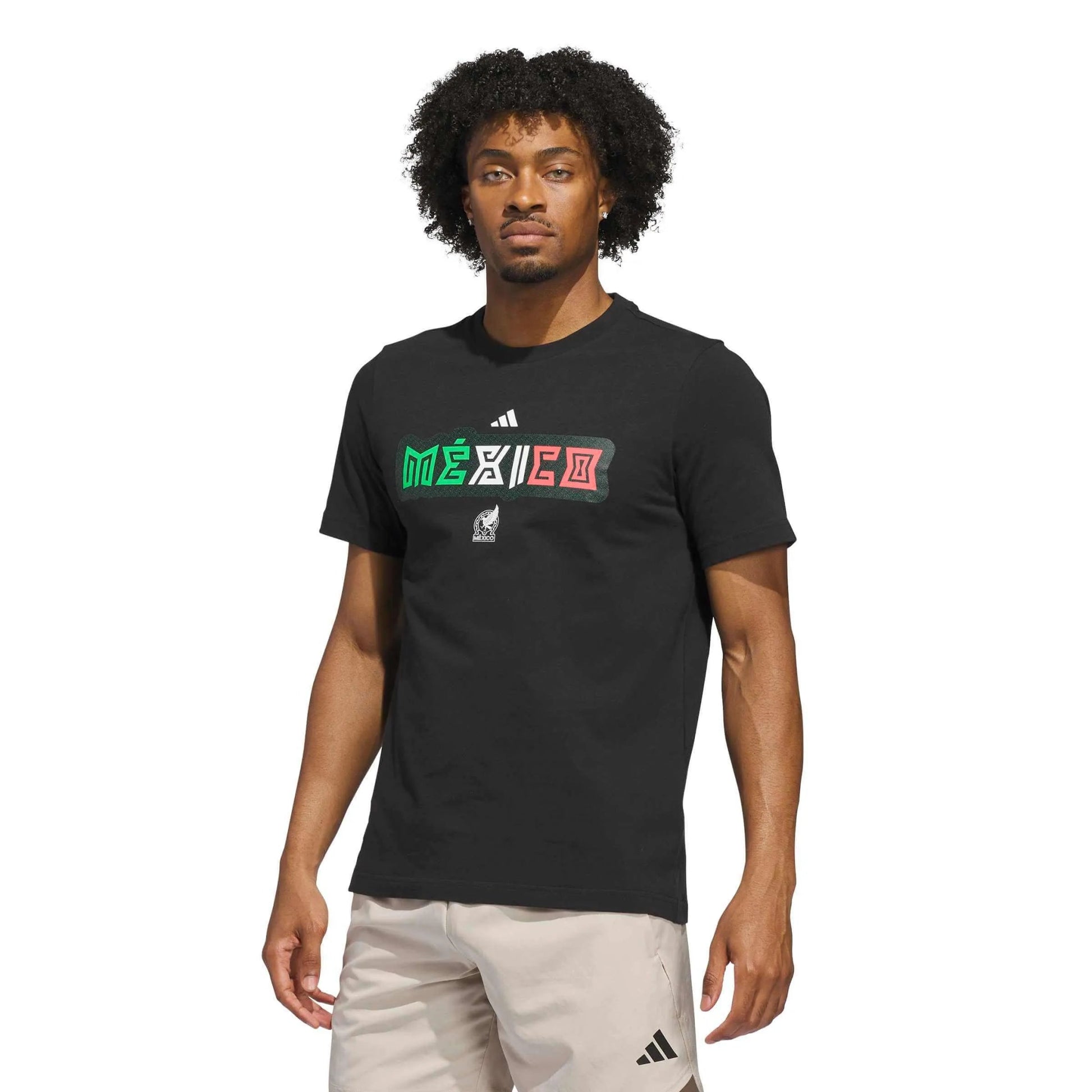 2026 Mexico Men's World Cup HJH Tee Black - Adidas