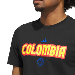 2026 Colombia Men's World Cup HJH Tee Black - Adidas