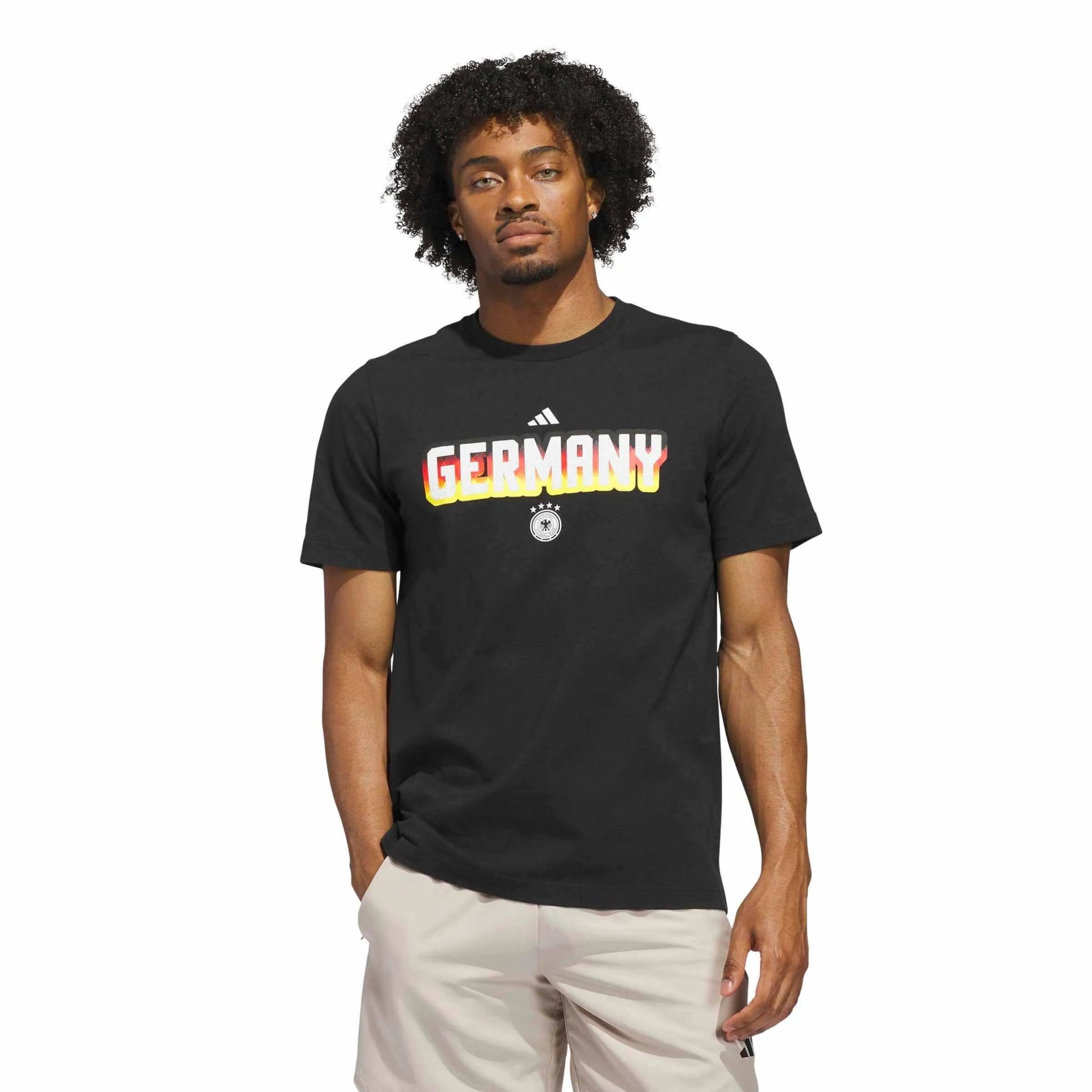 2026 Germany Men's World Cup HJH Tee Black - Adidas