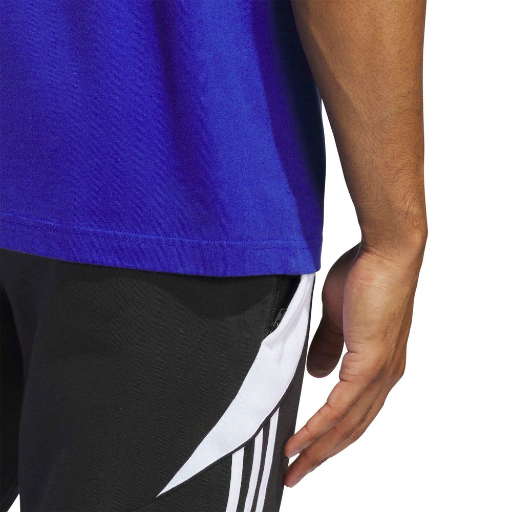 2026 Italy Men's World Cup HJH Tee Semi Lucid Blue - Adidas