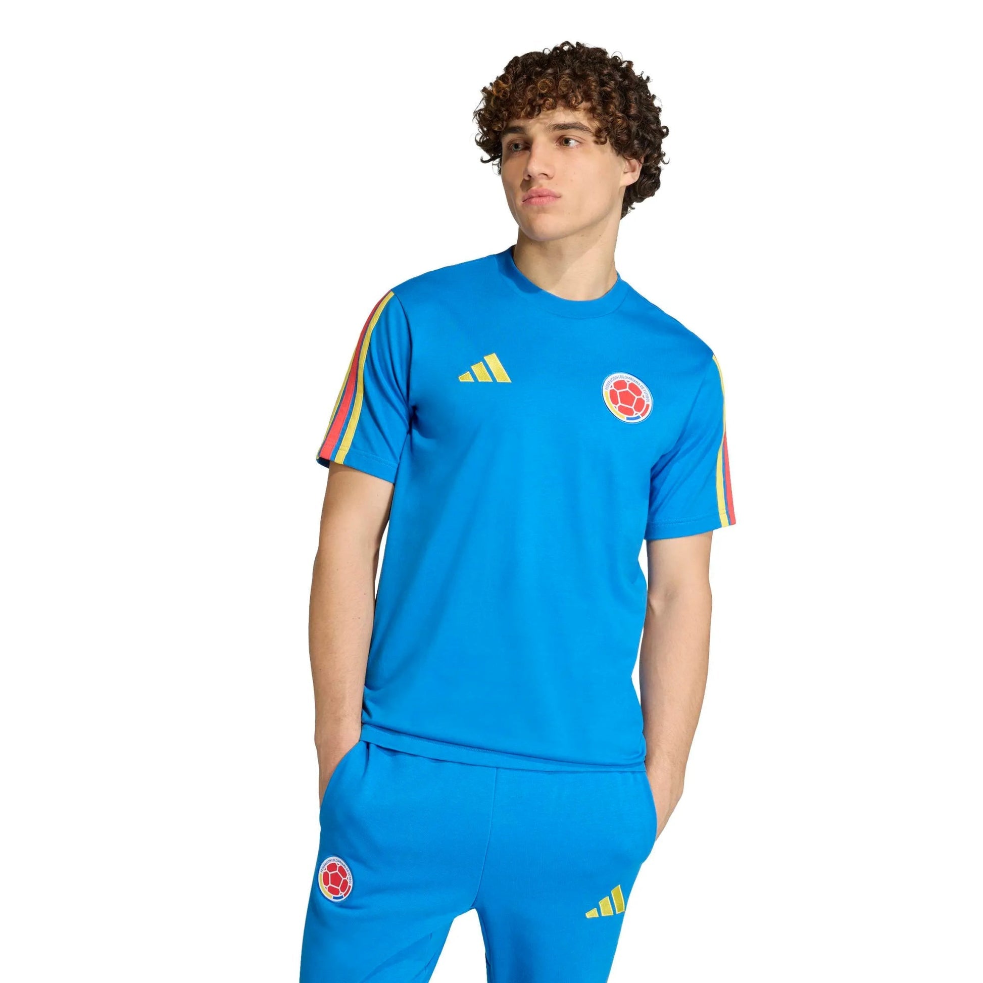 2026 Colombia Men's DNA Tee Bright Royal - Adidas