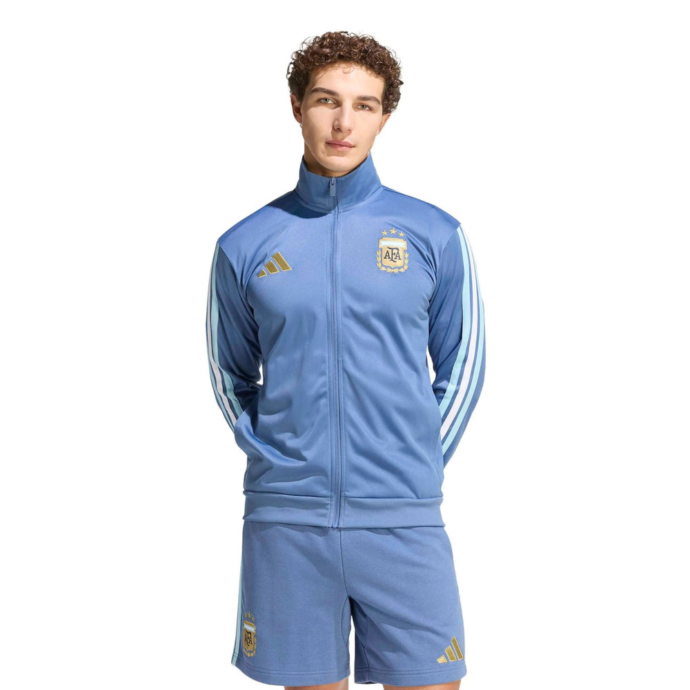 2026 Argentina Men's DNA Track Top Crew Blue - Adidas