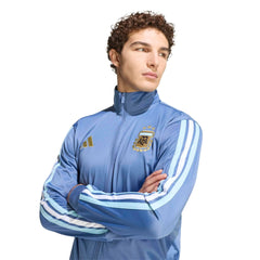 2026 Argentina Men's DNA Track Top Crew Blue - Adidas