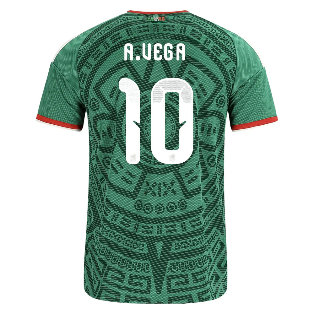 2026 Mexico Men's Stadium Home Soccer Jersey Bold Green - Adidas