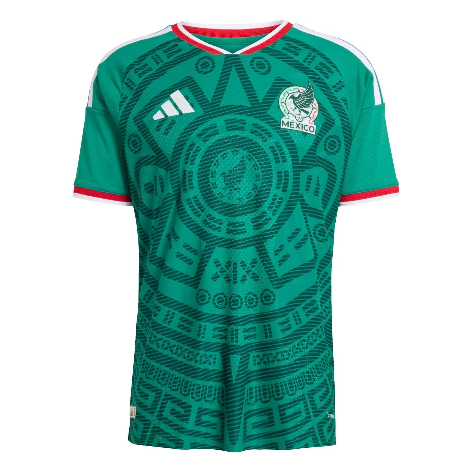 2026 Mexico Men's Authentic Home Soccer Jersey Bold Green - Adidas