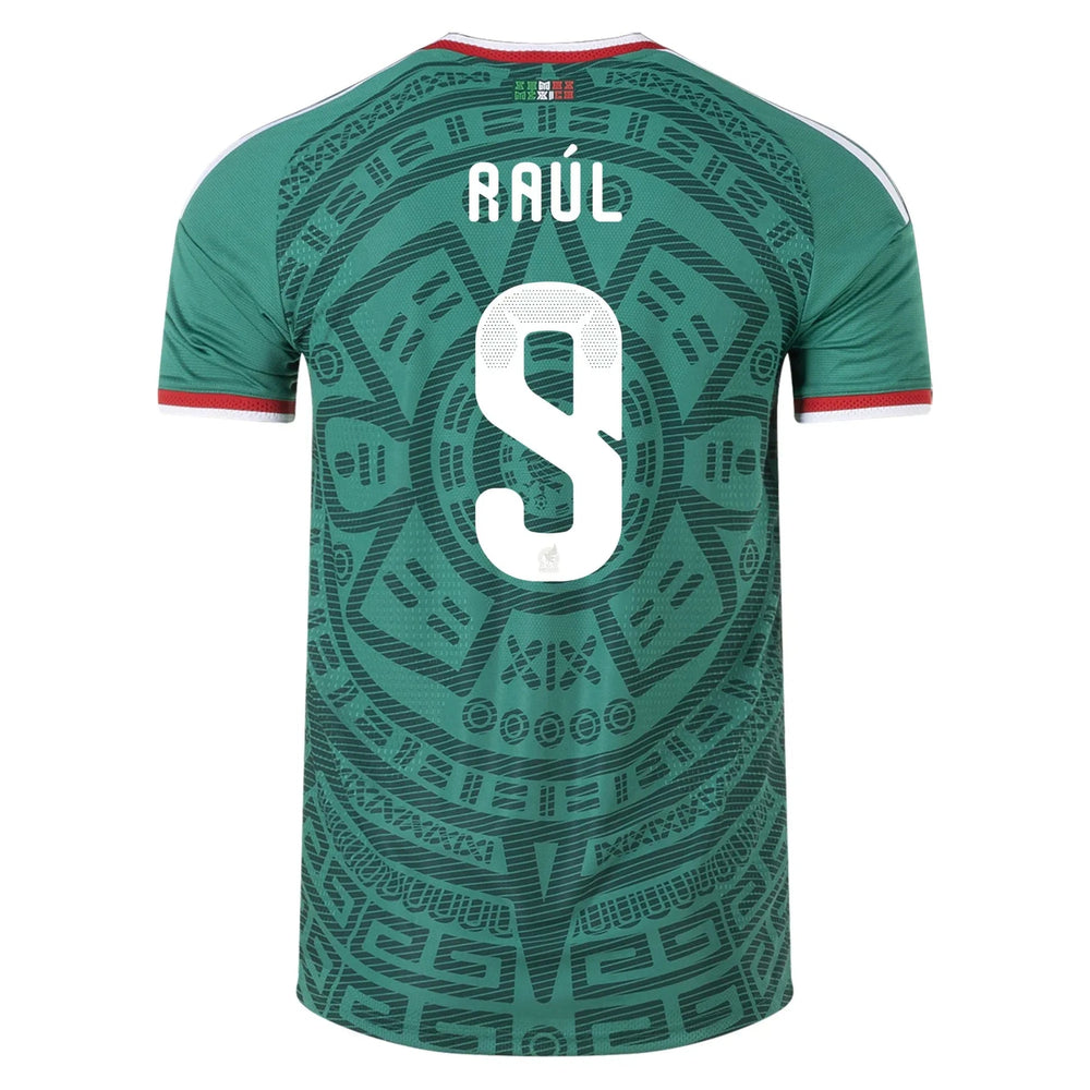 2026 Mexico Men's Authentic Home Soccer Jersey Bold Green - Adidas