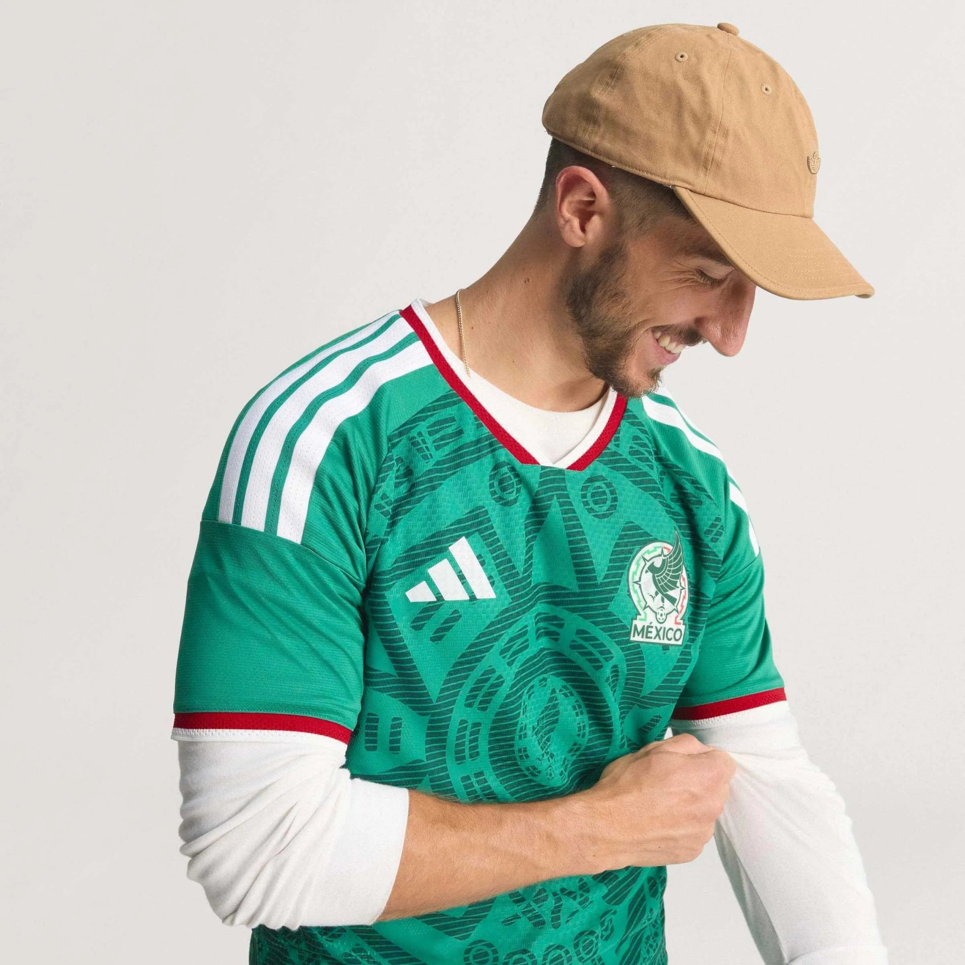 2026 Mexico Men's Authentic Home Soccer Jersey Bold Green - Adidas