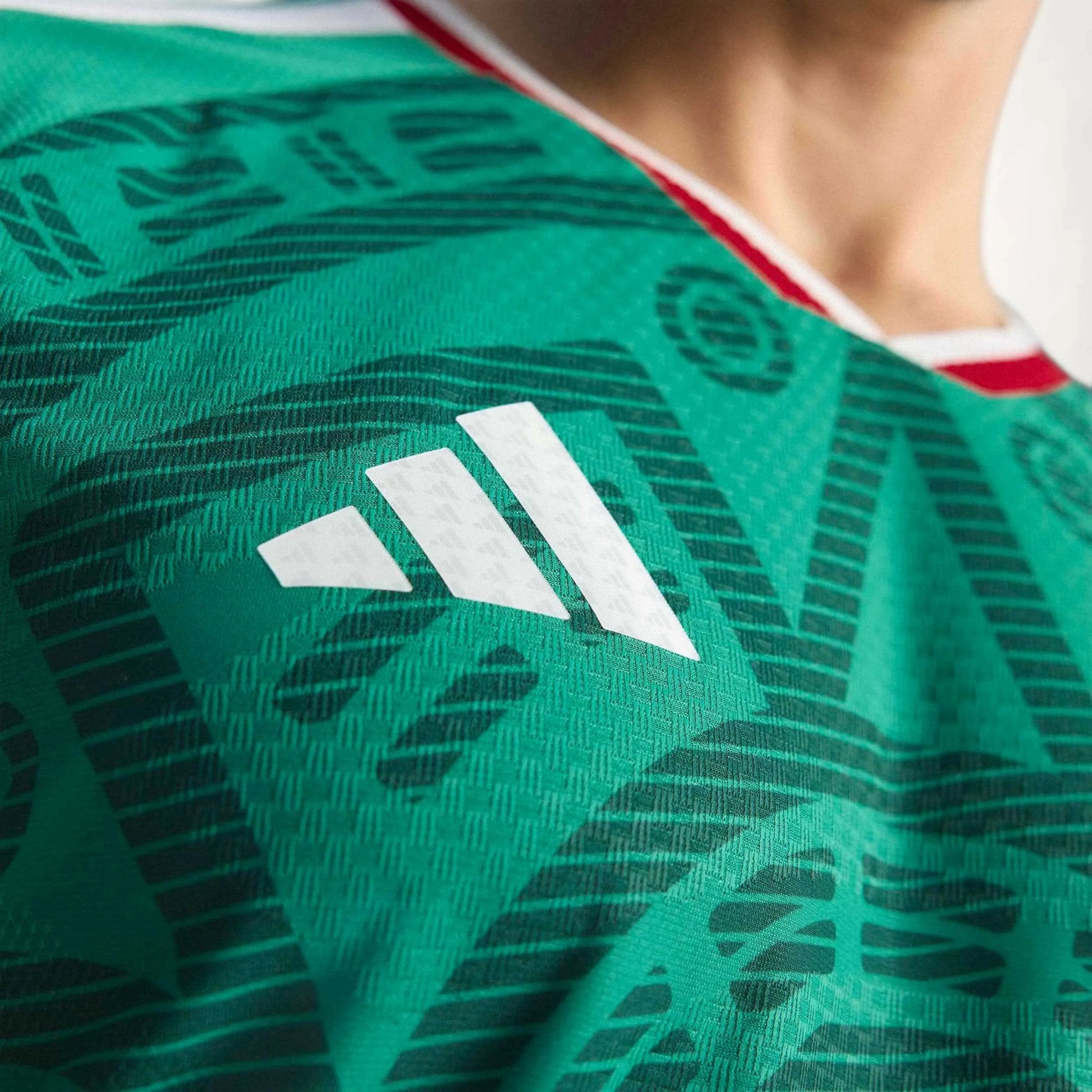 2026 Mexico Men's Authentic Home Soccer Jersey Bold Green - Adidas