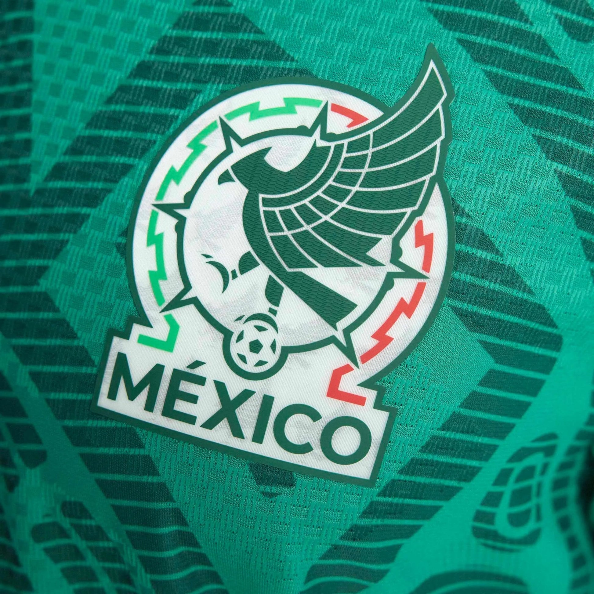 2026 Mexico Men's Authentic Home Soccer Jersey Bold Green - Adidas
