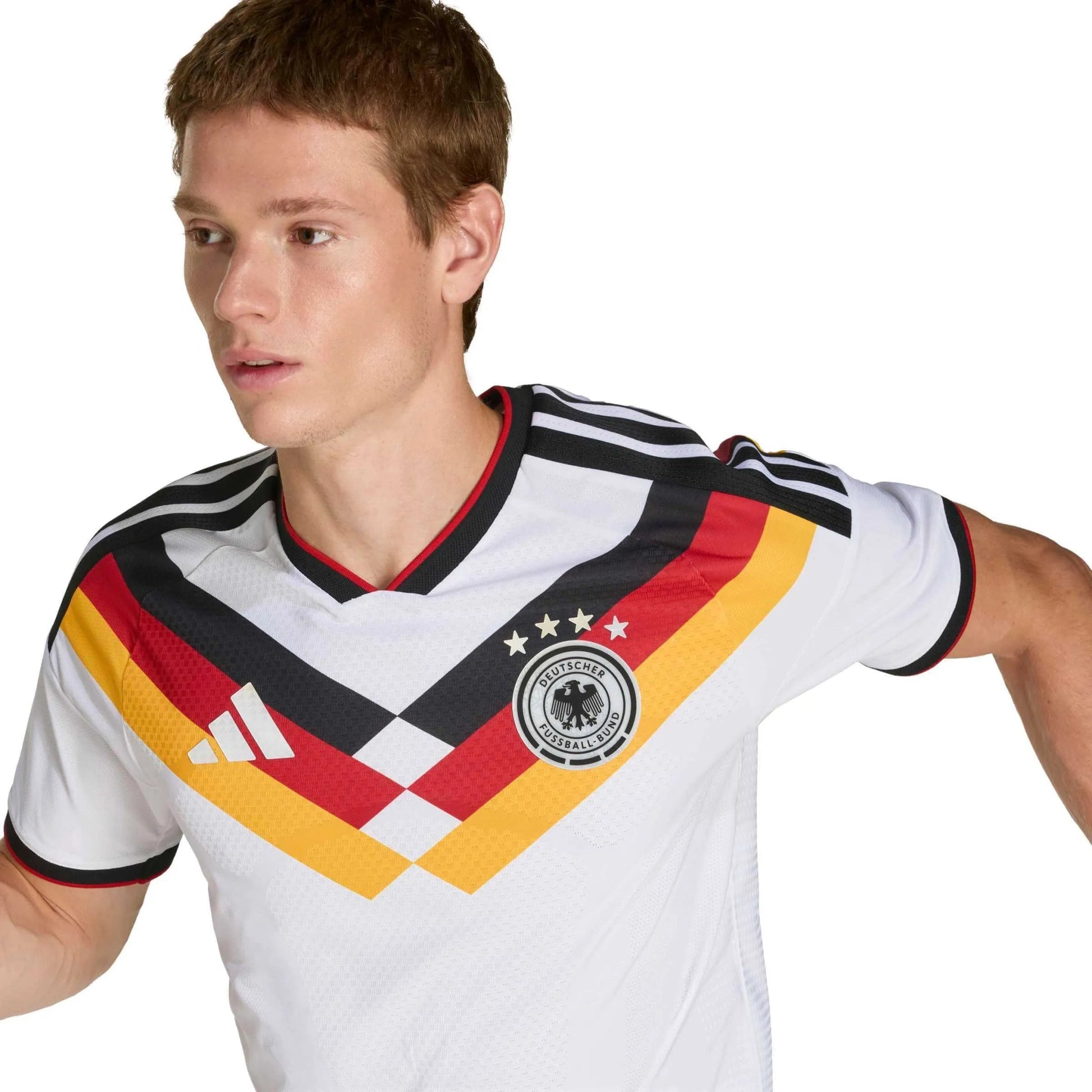 2026 Germany Men's Authentic Home Soccer Jersey White - Adidas