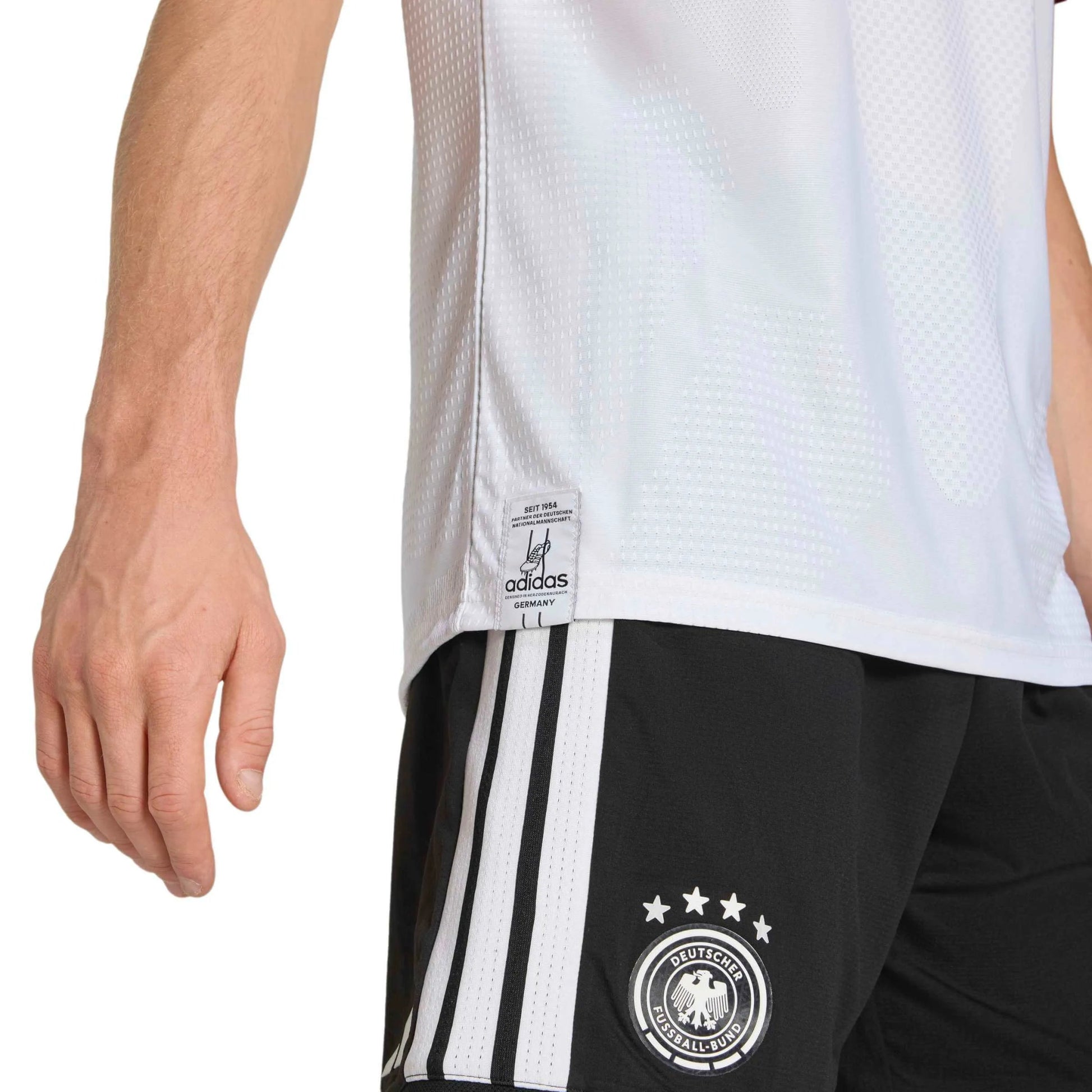 2026 Germany Men's Authentic Home Soccer Jersey White - Adidas