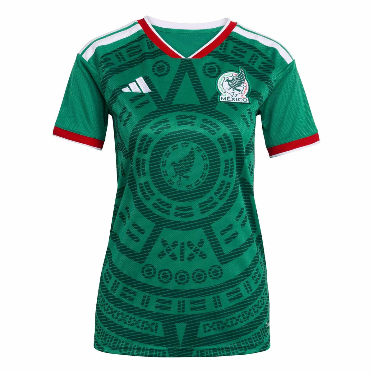 2026 Mexico Women's Stadium Home Soccer Jersey Bold Green - Adidas