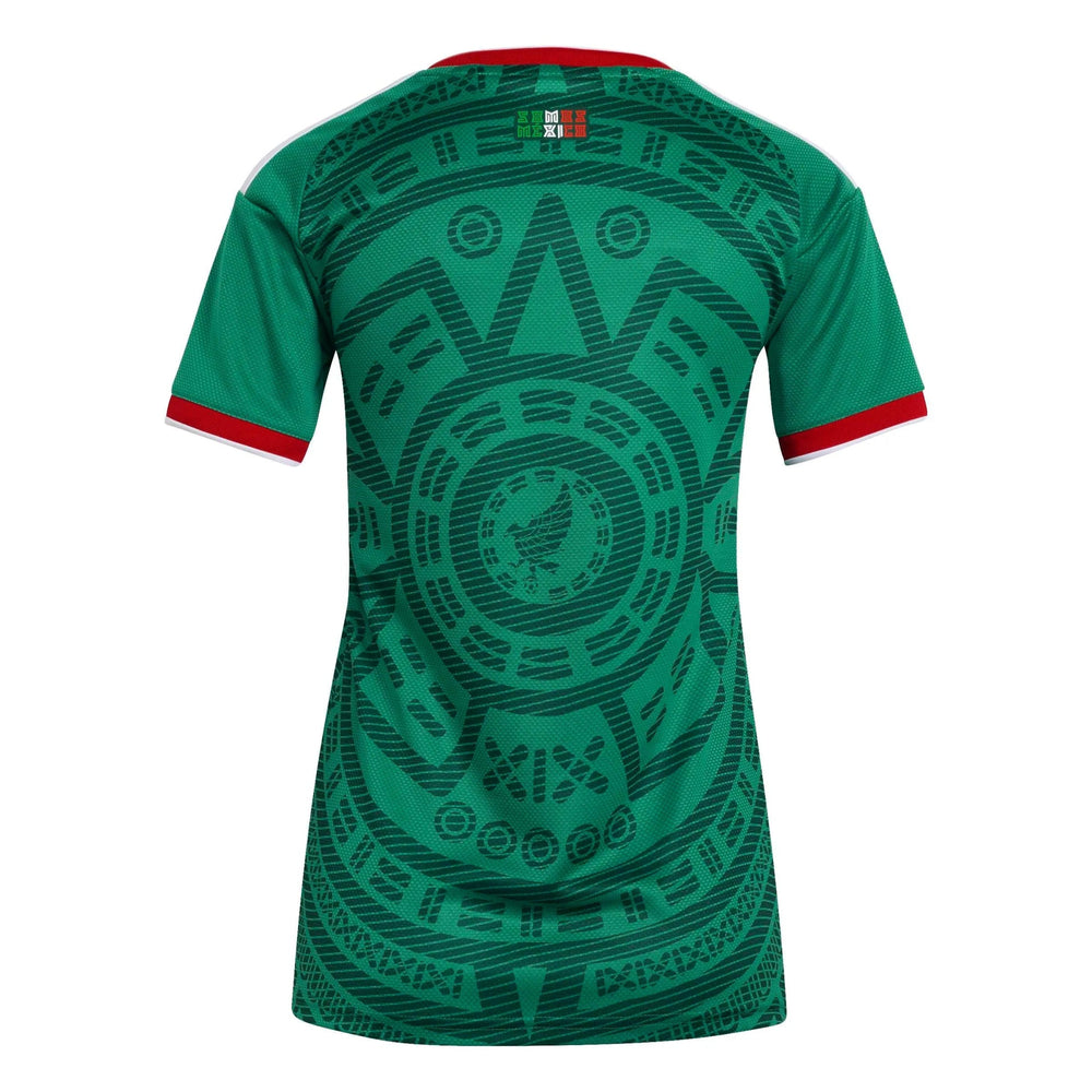 2026 Mexico Women's Stadium Home Soccer Jersey Bold Green - Adidas