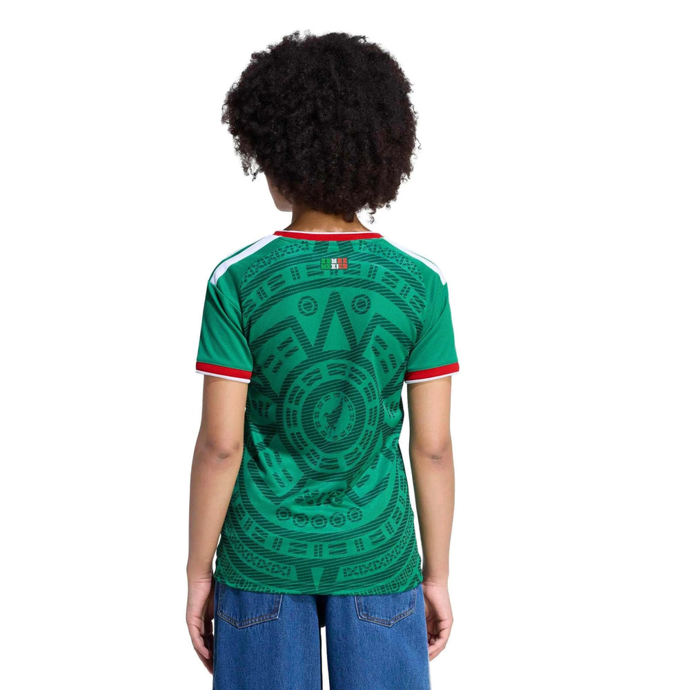 2026 Mexico Women's Stadium Home Soccer Jersey Bold Green - Adidas