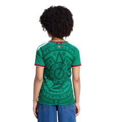 2026 Mexico Women's Stadium Home Soccer Jersey Bold Green - Adidas