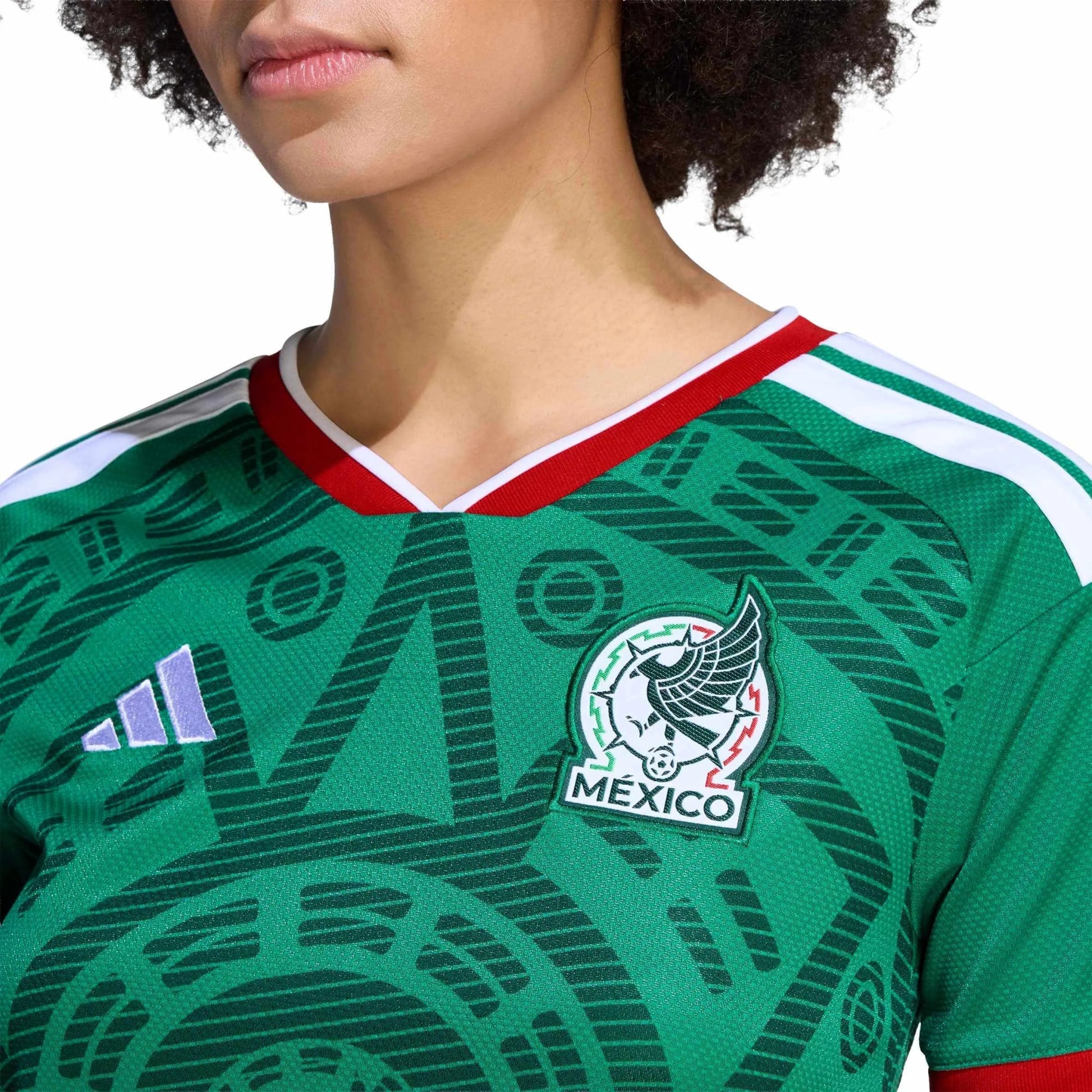 2026 Mexico Women's Stadium Home Soccer Jersey Bold Green - Adidas