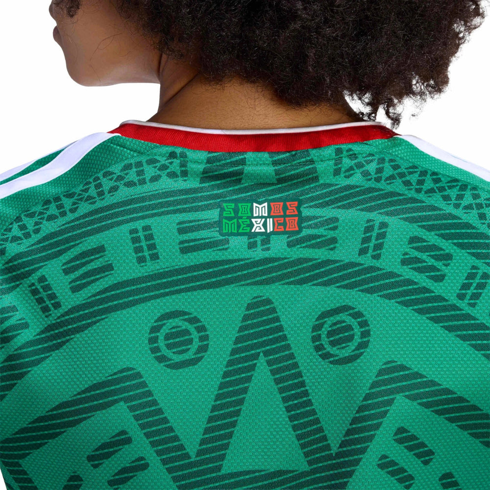 2026 Mexico Women's Stadium Home Soccer Jersey Bold Green - Adidas