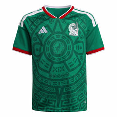 2026 Mexico Youth Stadium Home Soccer Jersey Bold Green - Adidas