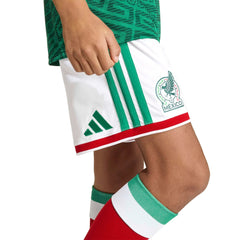 2026 Mexico Youth Home Shorts White - Adidas