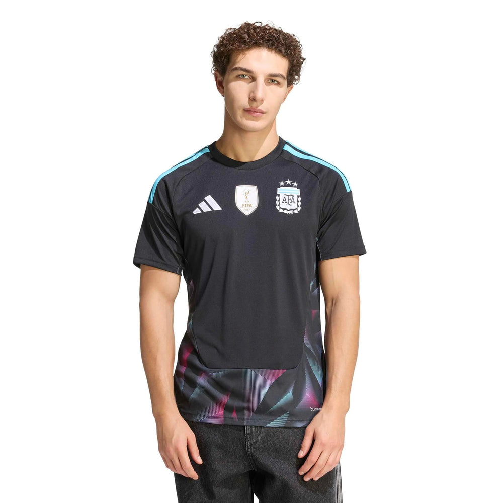 2026 Argentina Men's Stadium Home Goalkeeper Soccer Jersey Black - Adidas