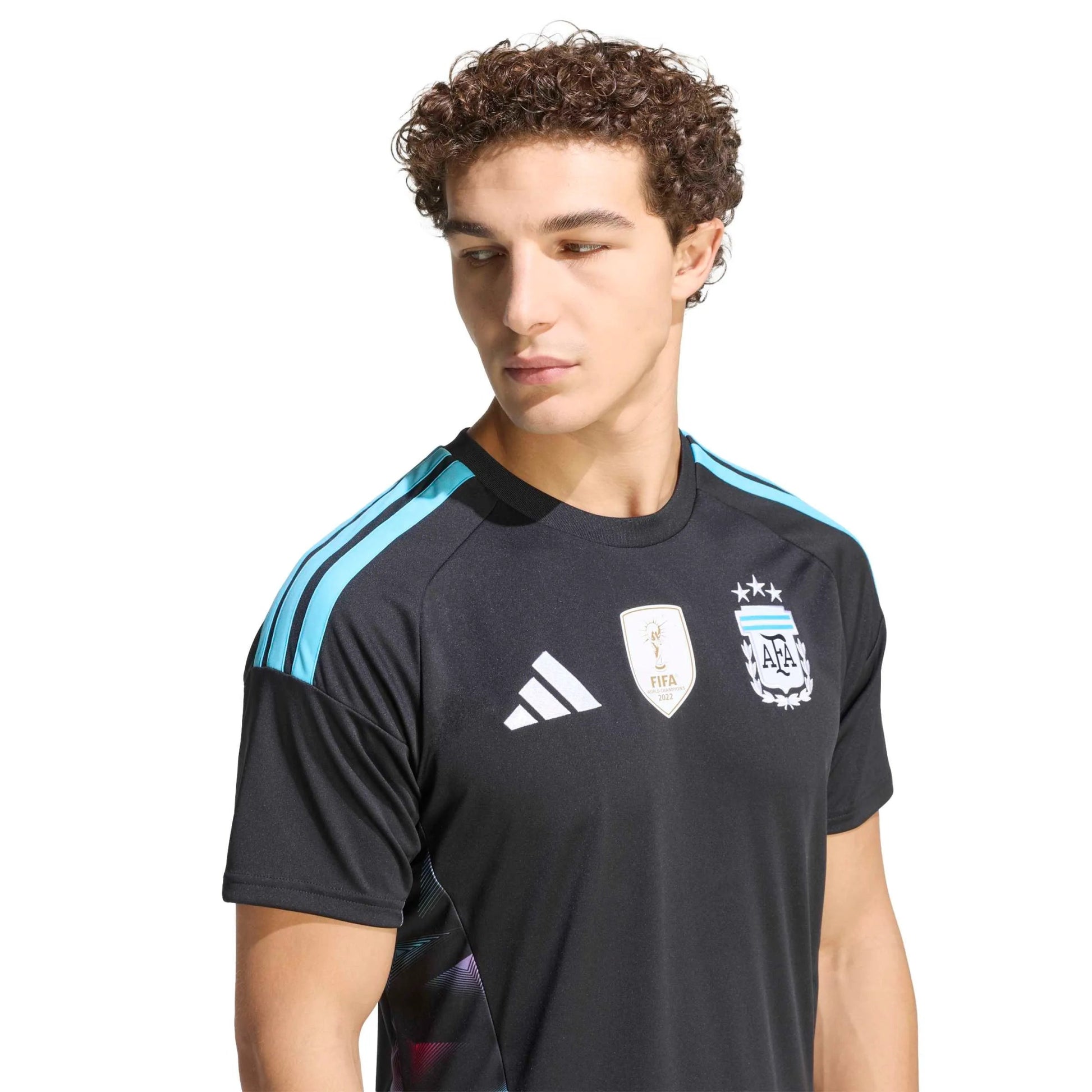 2026 Argentina Men's Stadium Home Goalkeeper Soccer Jersey Black - Adidas