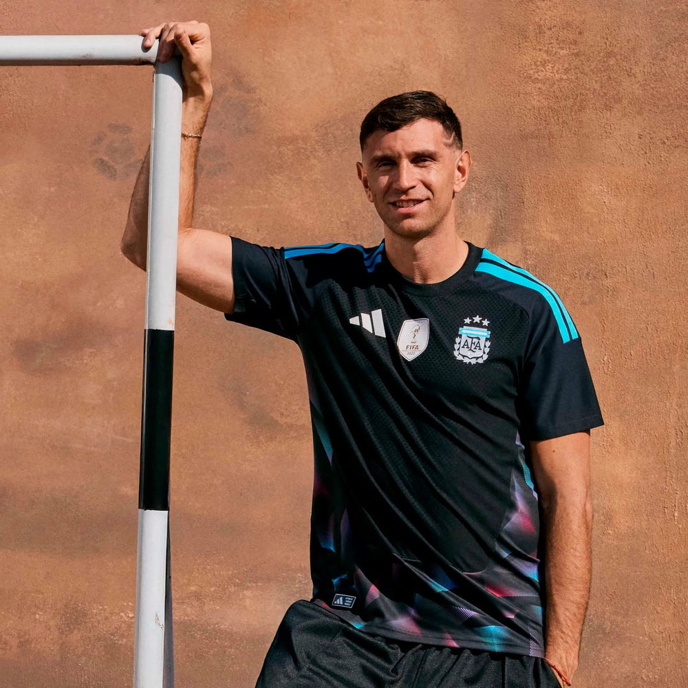 2026 Argentina Men's Stadium Home Goalkeeper Soccer Jersey Black - Adidas