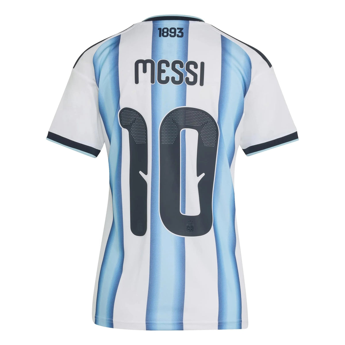 2026 Argentina Women's Stadium Home Messi #10 Soccer Jersey White / Icey Blue / Light Blue - Adidas