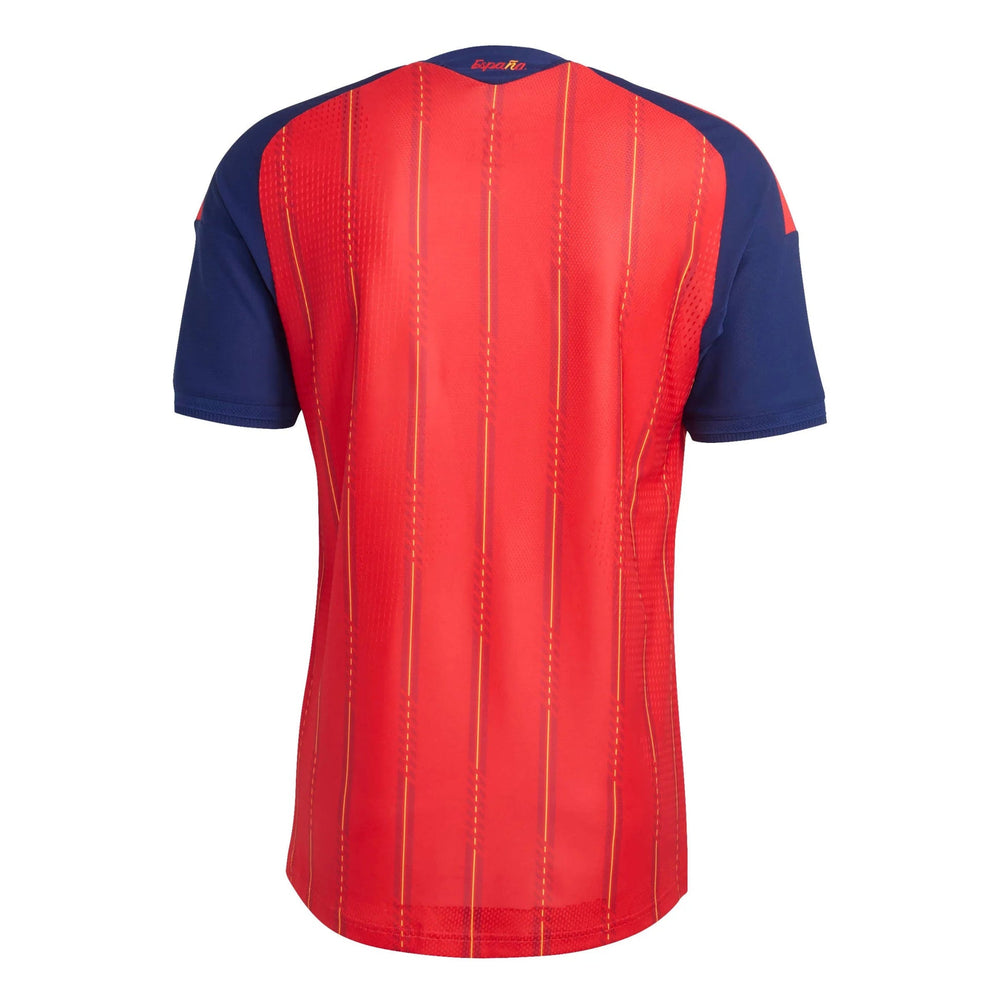 2026 Spain Men's Authentic Home Soccer Jersey Vivid Red - Adidas