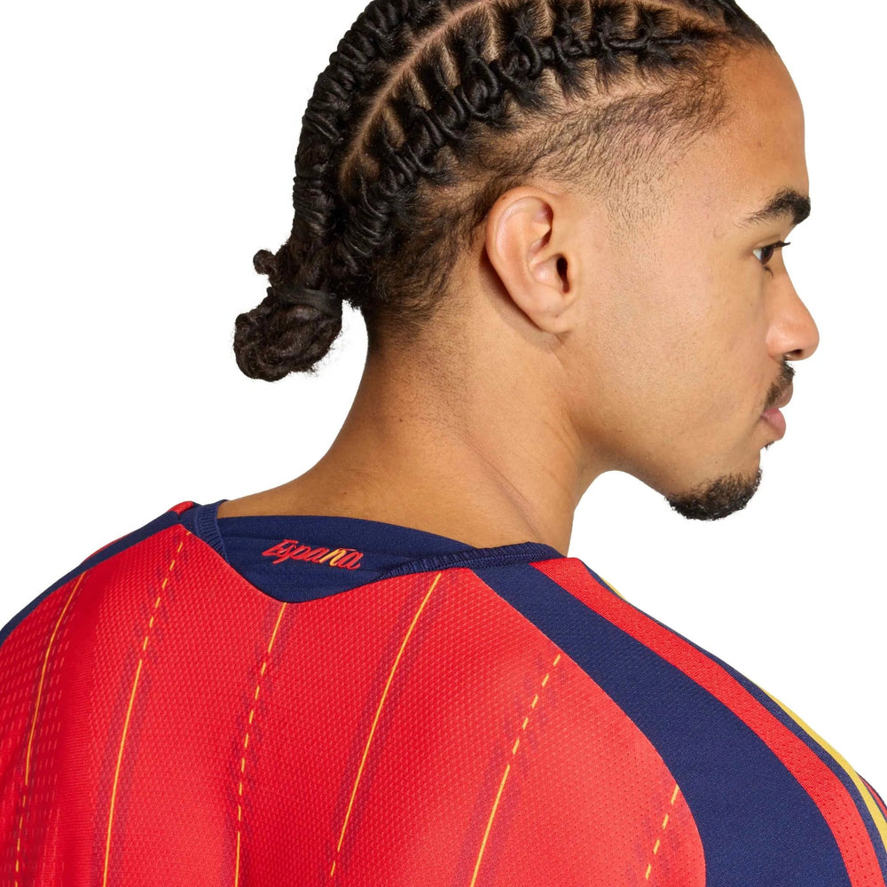 2026 Spain Men's Authentic Home Soccer Jersey Vivid Red - Adidas
