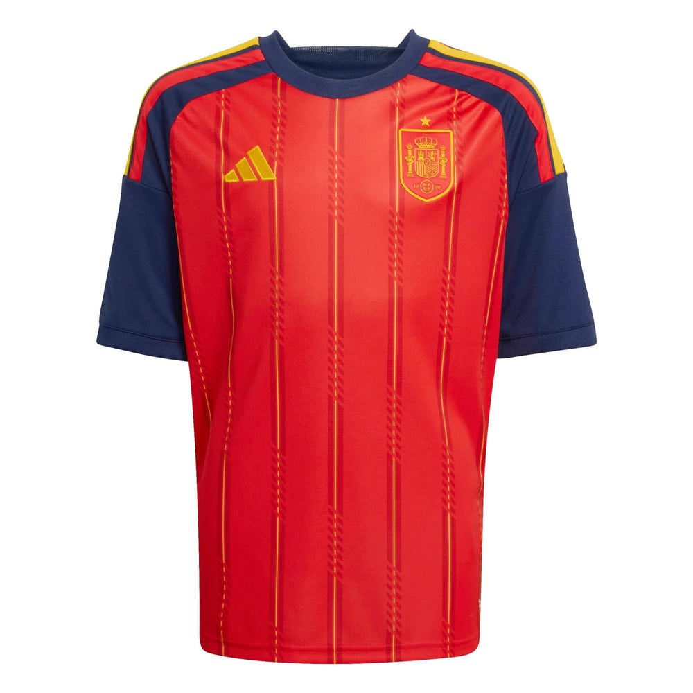2026 Spain Youth Stadium Home Soccer Jersey Vivid Red - Adidas