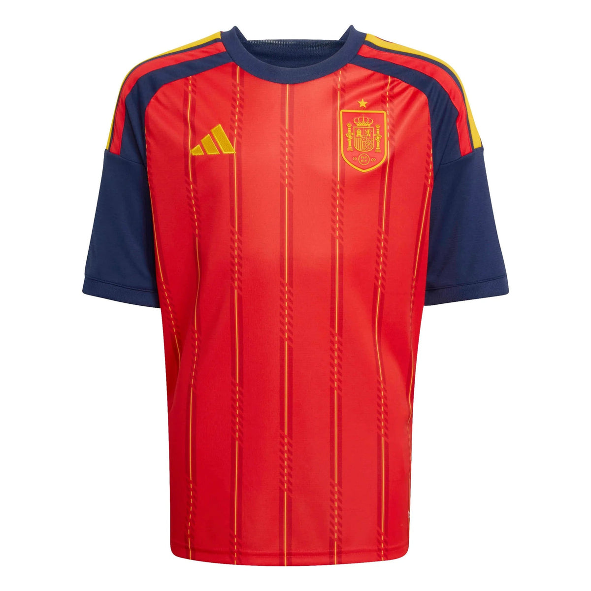 2026 Spain Youth Stadium Home Soccer Jersey Vivid Red - Adidas