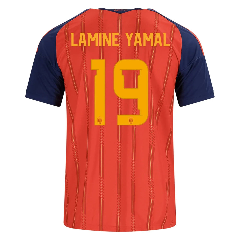 2026 Spain Youth Stadium Home Soccer Jersey Vivid Red - Adidas