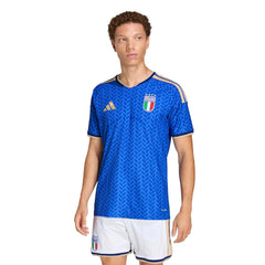 2026 Italy Men's Authentic Home Soccer Jersey Bold Blue - Adidas