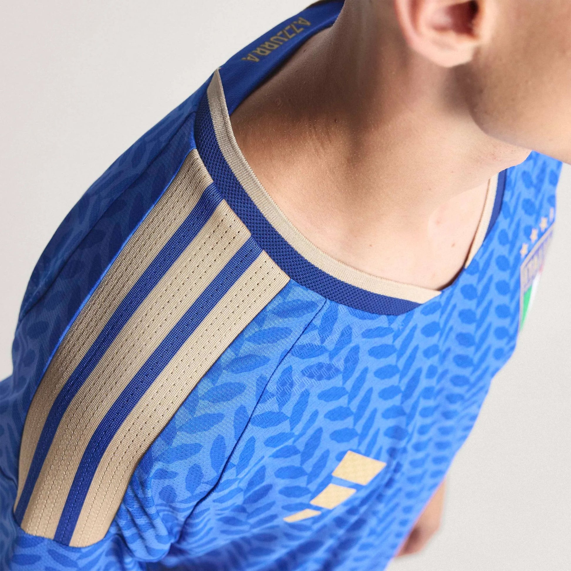 2026 Italy Men's Authentic Home Soccer Jersey Bold Blue - Adidas