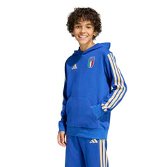 2026 Italy Youth DNA Hoodie Bold Blue - Adidas