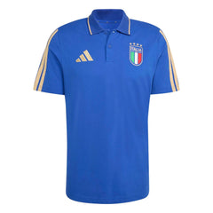 2026 Italy Men's DNA Polo Bold Blue - Adidas
